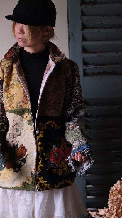 Souvenir voyage  vintage jacket Lf-J016