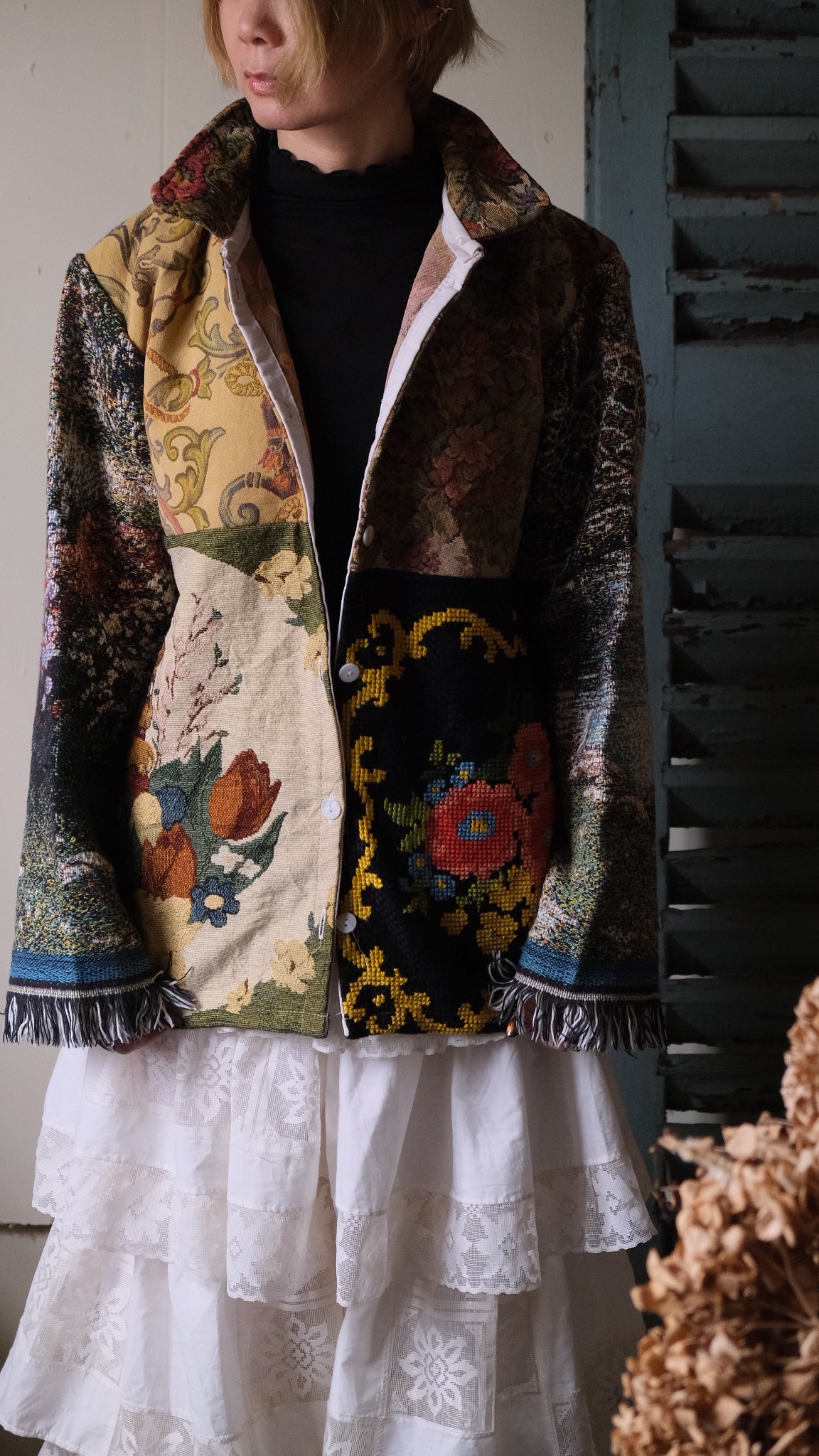 Souvenir voyage  vintage jacket Lf-J016
