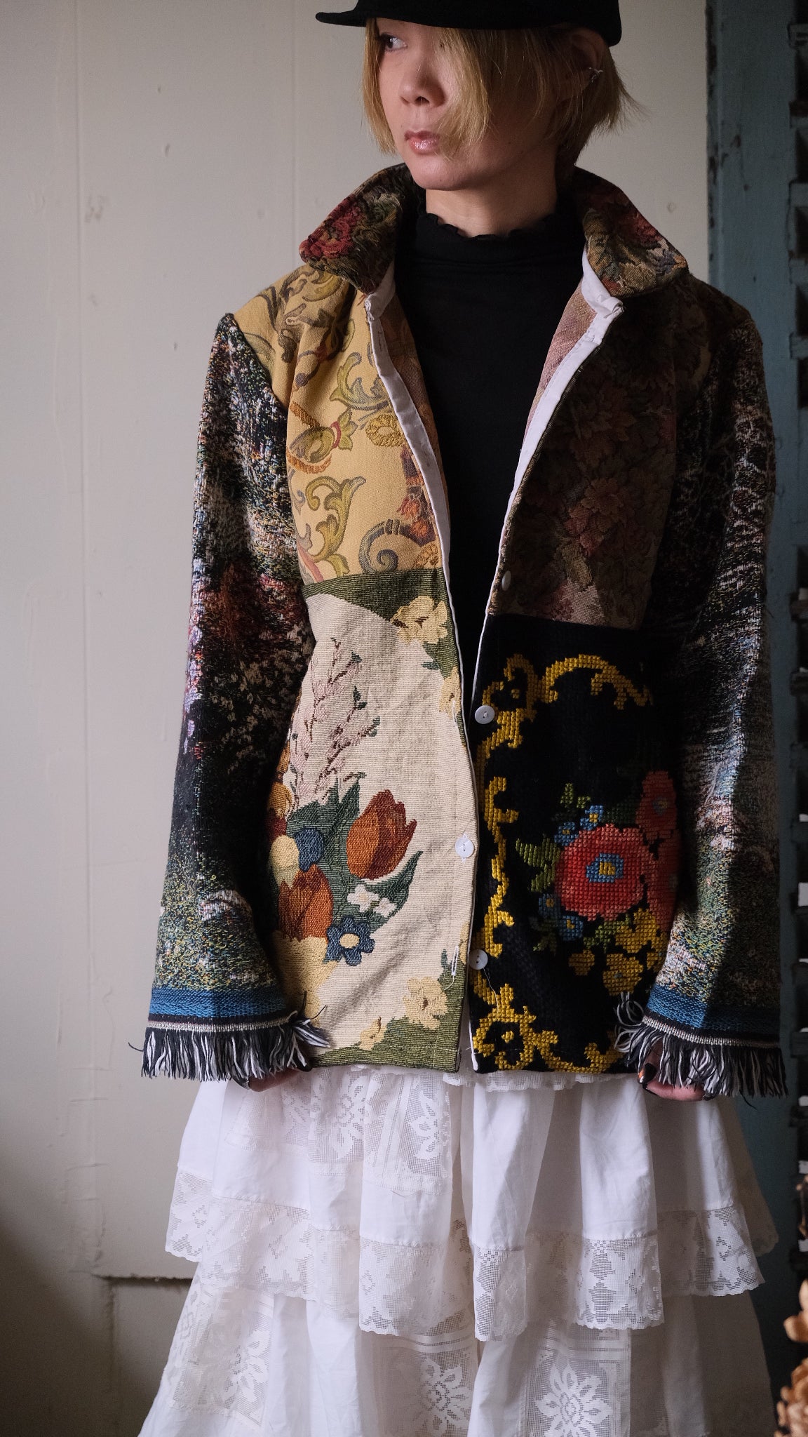 Souvenir voyage  vintage jacket Lf-J016