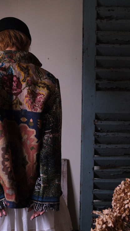 Souvenir voyage  vintage jacket Lf-J016