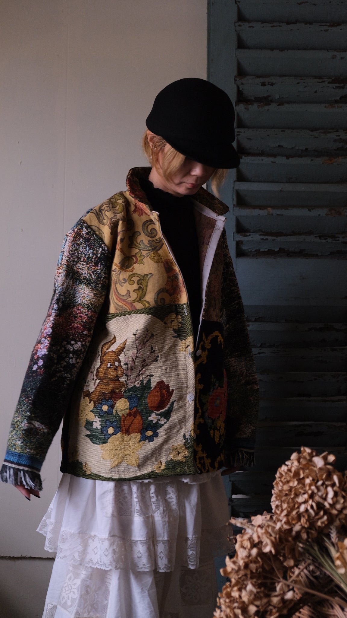 Souvenir voyage  vintage jacket Lf-J016