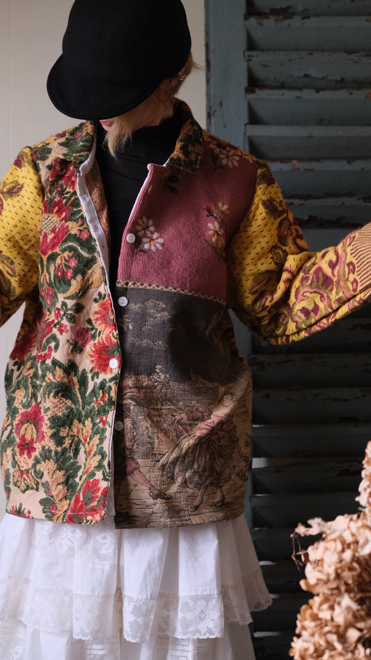 Souvenir voyage  vintage jacket Lf-J018