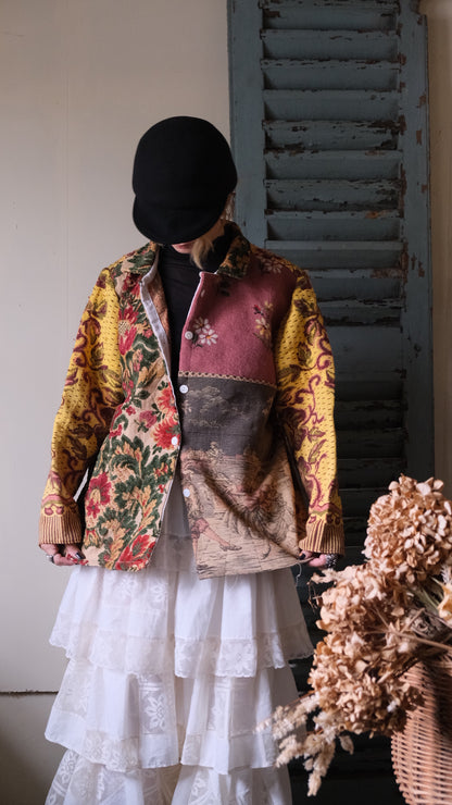 Souvenir voyage  vintage jacket Lf-J018