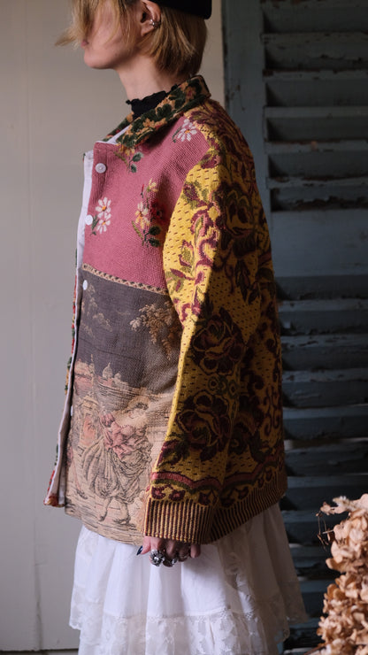Souvenir voyage  vintage jacket Lf-J018