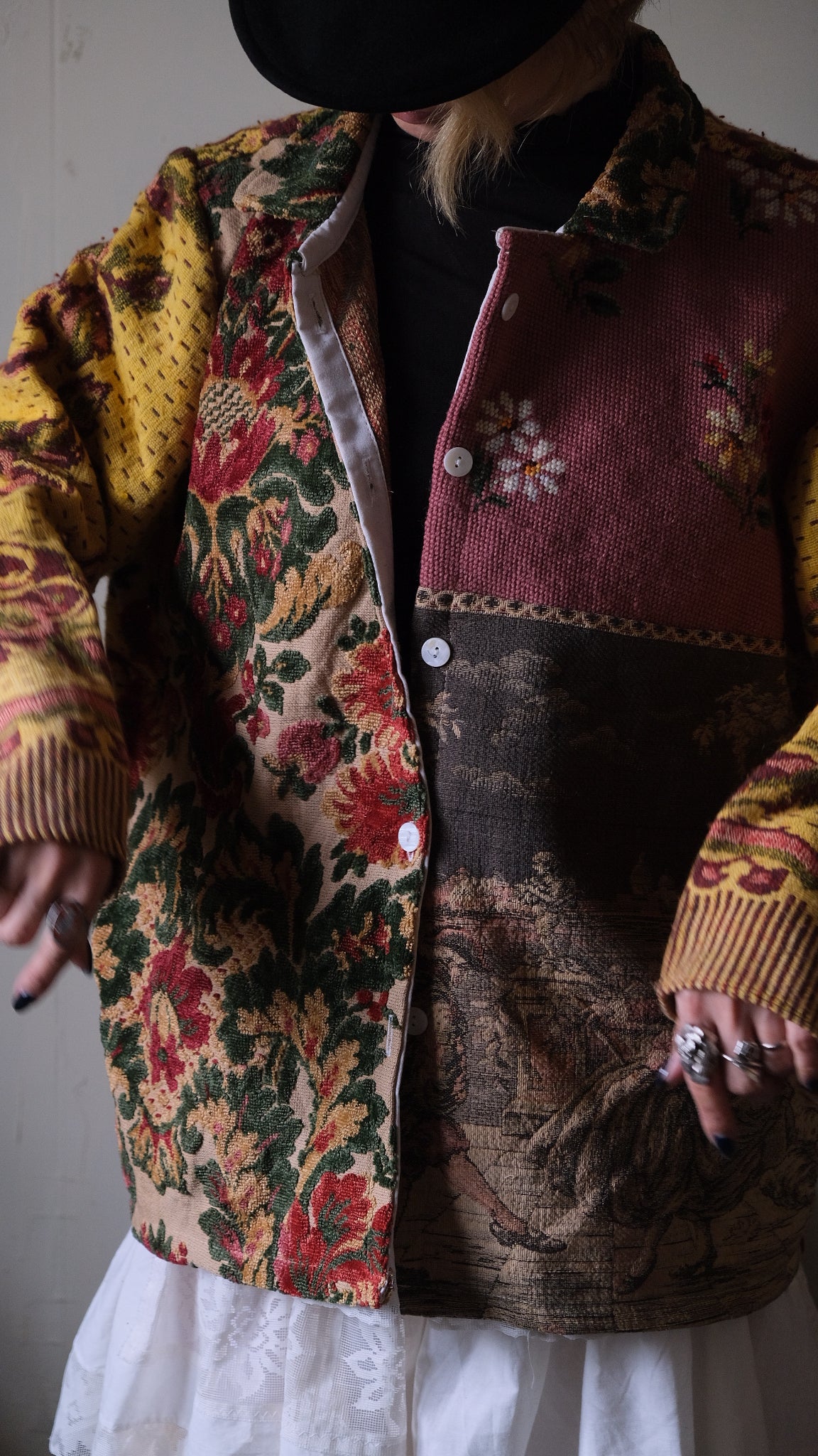 Souvenir voyage  vintage jacket Lf-J018