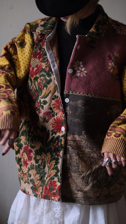 Souvenir voyage  vintage jacket Lf-J018