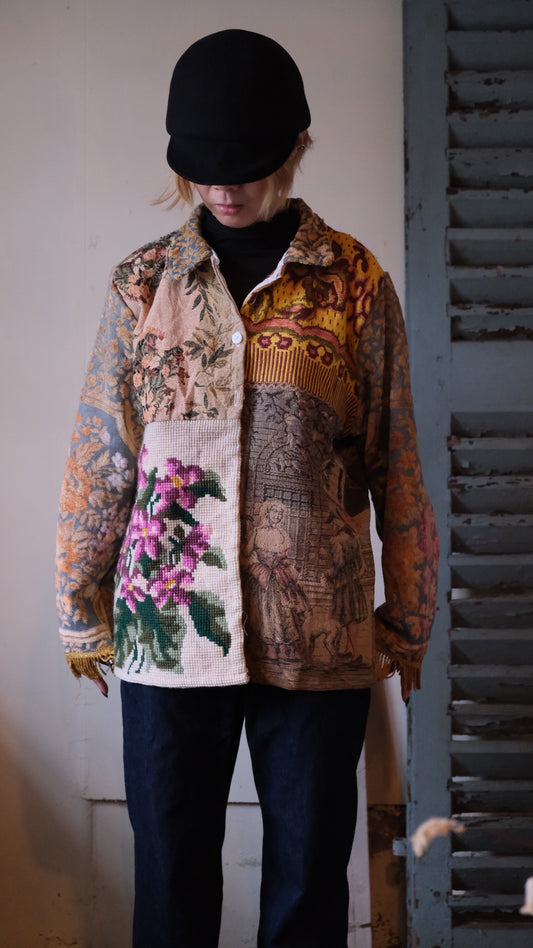 Souvenir voyage  vintage jacket Lf-J021
