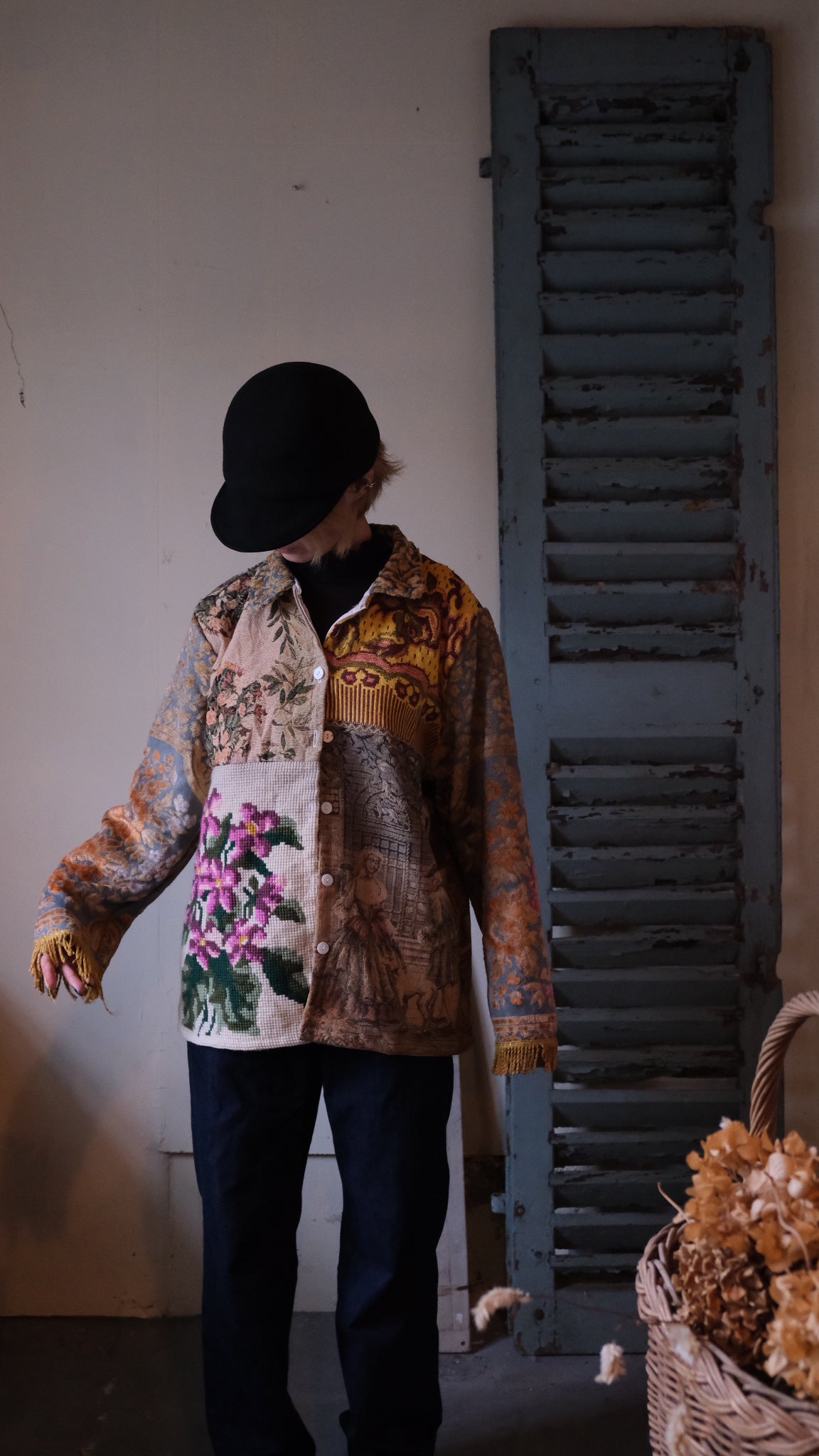 Souvenir voyage  vintage jacket Lf-J021