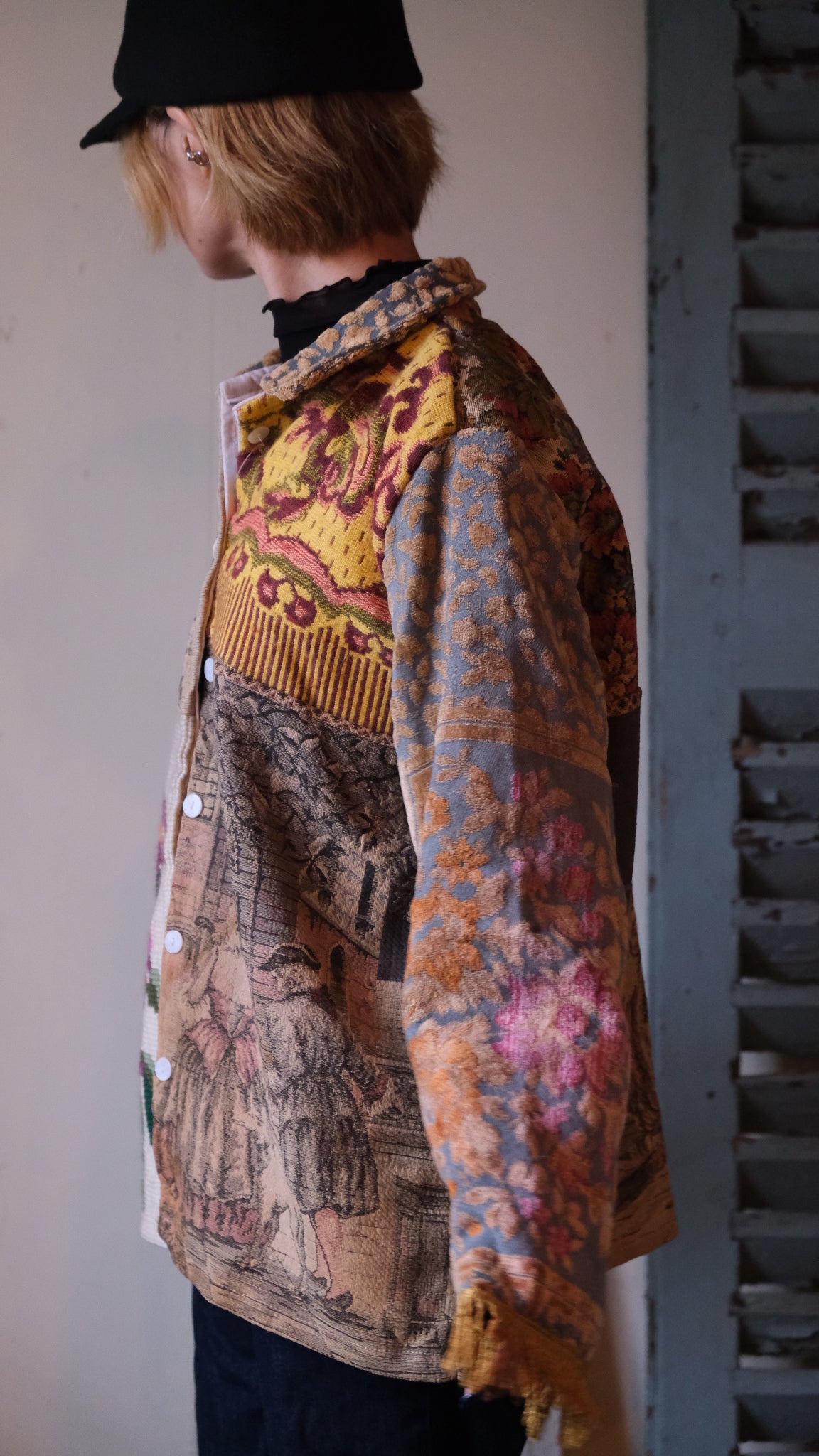 Souvenir voyage  vintage jacket Lf-J021