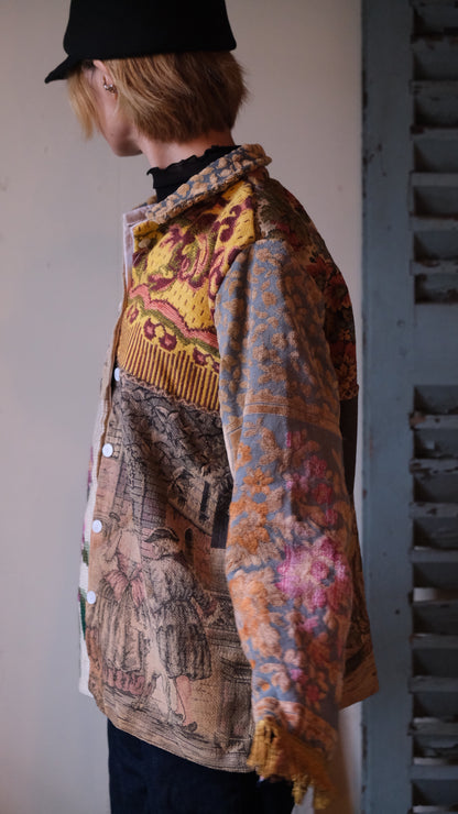 Souvenir voyage  vintage jacket Lf-J021