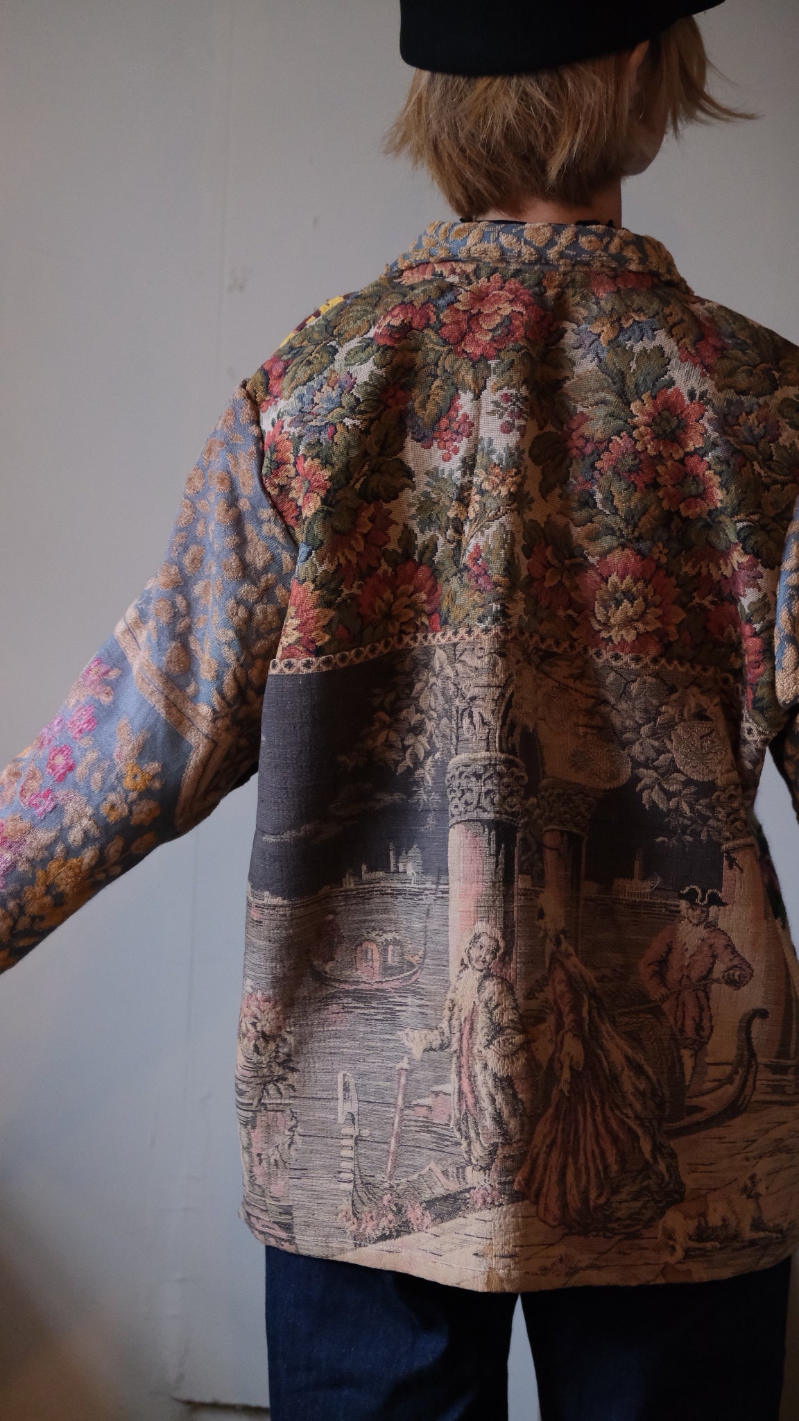Souvenir voyage  vintage jacket Lf-J021