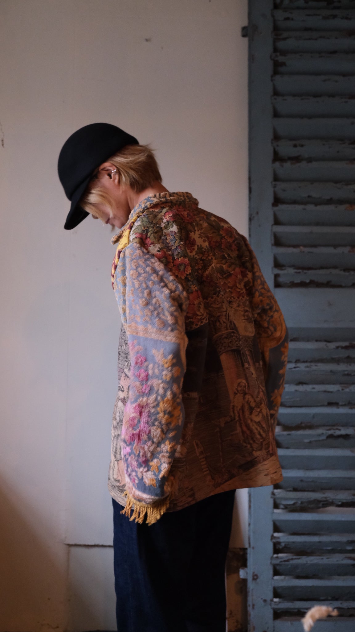 Souvenir voyage  vintage jacket Lf-J021